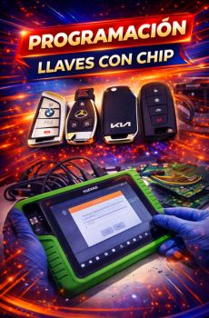 Programación de llaves con chip